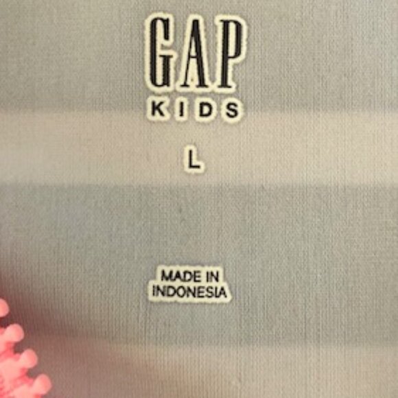 GAP Zip Rash Guard White Navy Stripe Long Sleeve Girl L - Picture 10 of 16